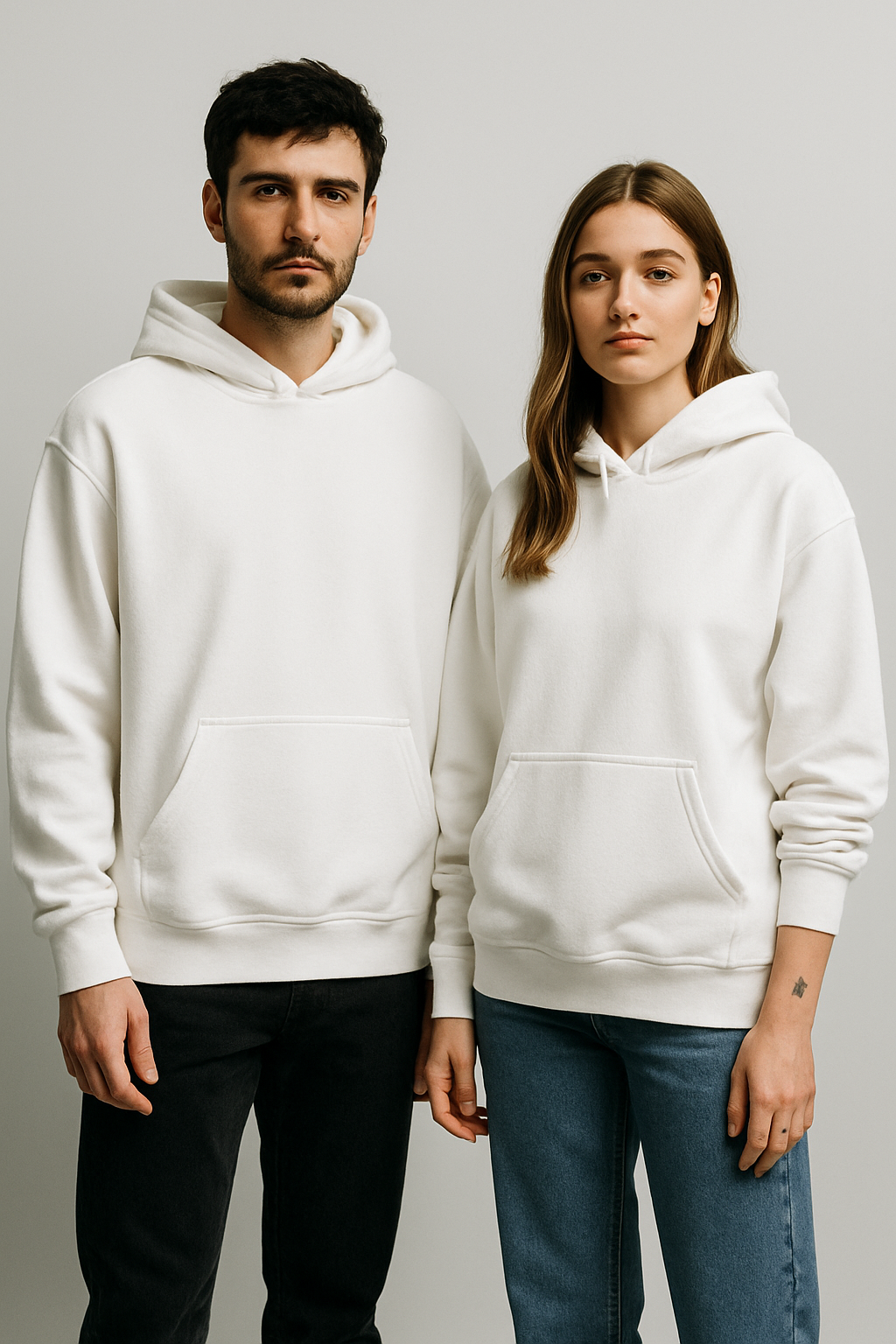 Buzo Hoodie Blanco