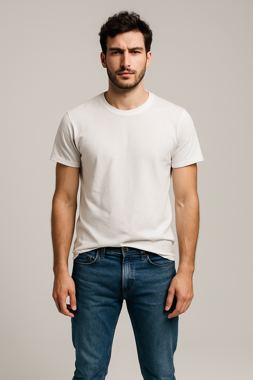 Remera Clásica Man Blanca